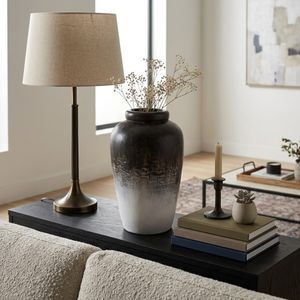 WILSONMOOR WHITE VASE 17 (IN) 2