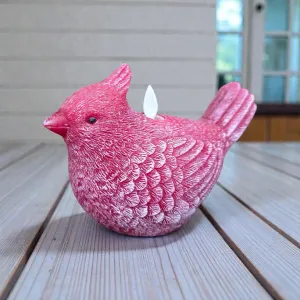 Cardinal Shaped Moving Flame LED Candle 6.1x4.3x3.5in 2