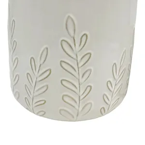 DUNRUN SET OF 2 IVORY PLANTER 7 (IN) 3