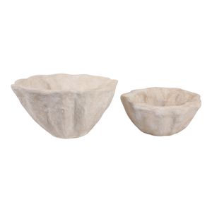 TANNERVALE SET OF 2 WHITE PLANTER 10 (IN) 7
