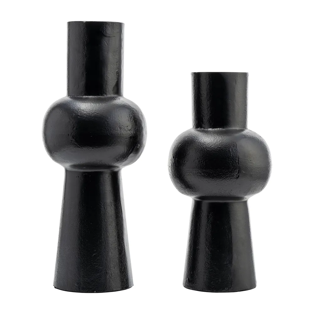 HATTONDALE BLACK VASE 15 (IN)
