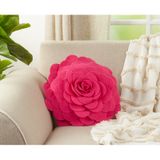 Felt Appliqued Felt Throw Pillow 1