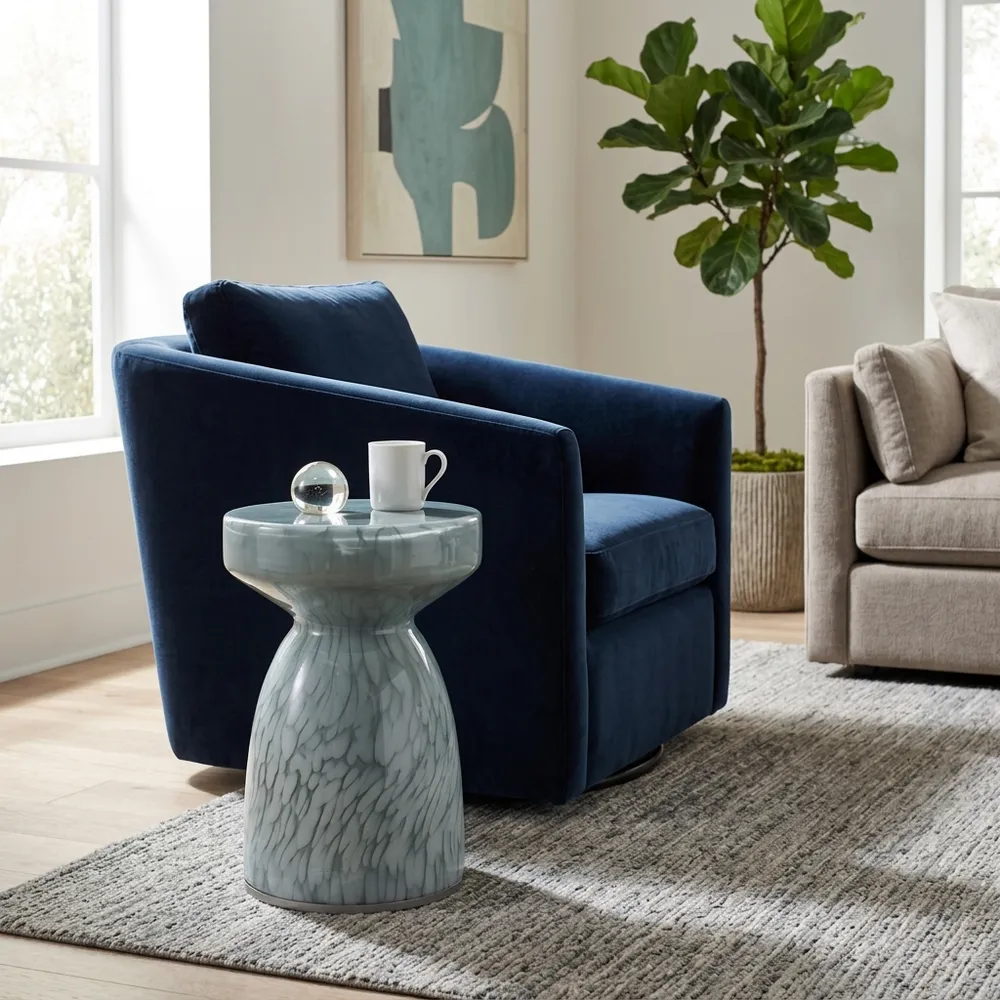 ENSLEYWAY BLUE TABLE 17 (IN)