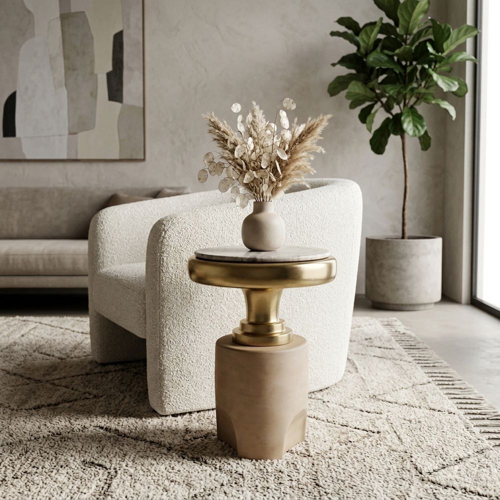 DENNINGCREST TAN TABLE 23 (IN)