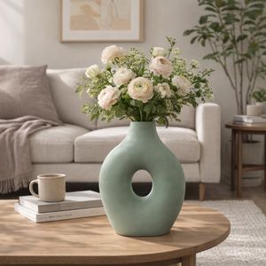 ELROYSHAW GREEN VASE 15 (IN) 2
