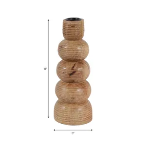 DALEYWIND BROWN CANDLE HOLDER 8 (IN) 8
