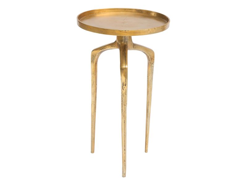 Como Accent Table Set Antique Gold 5