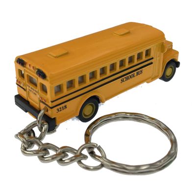 ROAD TRIPPERS BUS KEYCHAIN W SPINNING WHEELS - ARMADILLO FAMILY