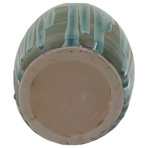 ANSELOAK GREEN VASE 21 (IN) 6