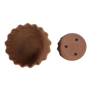 GARFIELDMORE SET OF 2 BROWN PLANTER 7 (IN) 8
