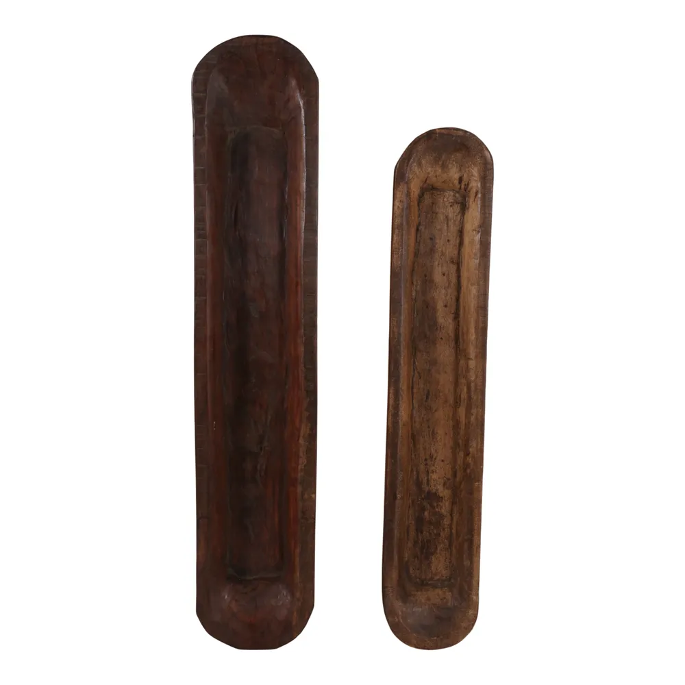 EMORYDALE SET OF 2 BROWN BOWLS 4 (IN)