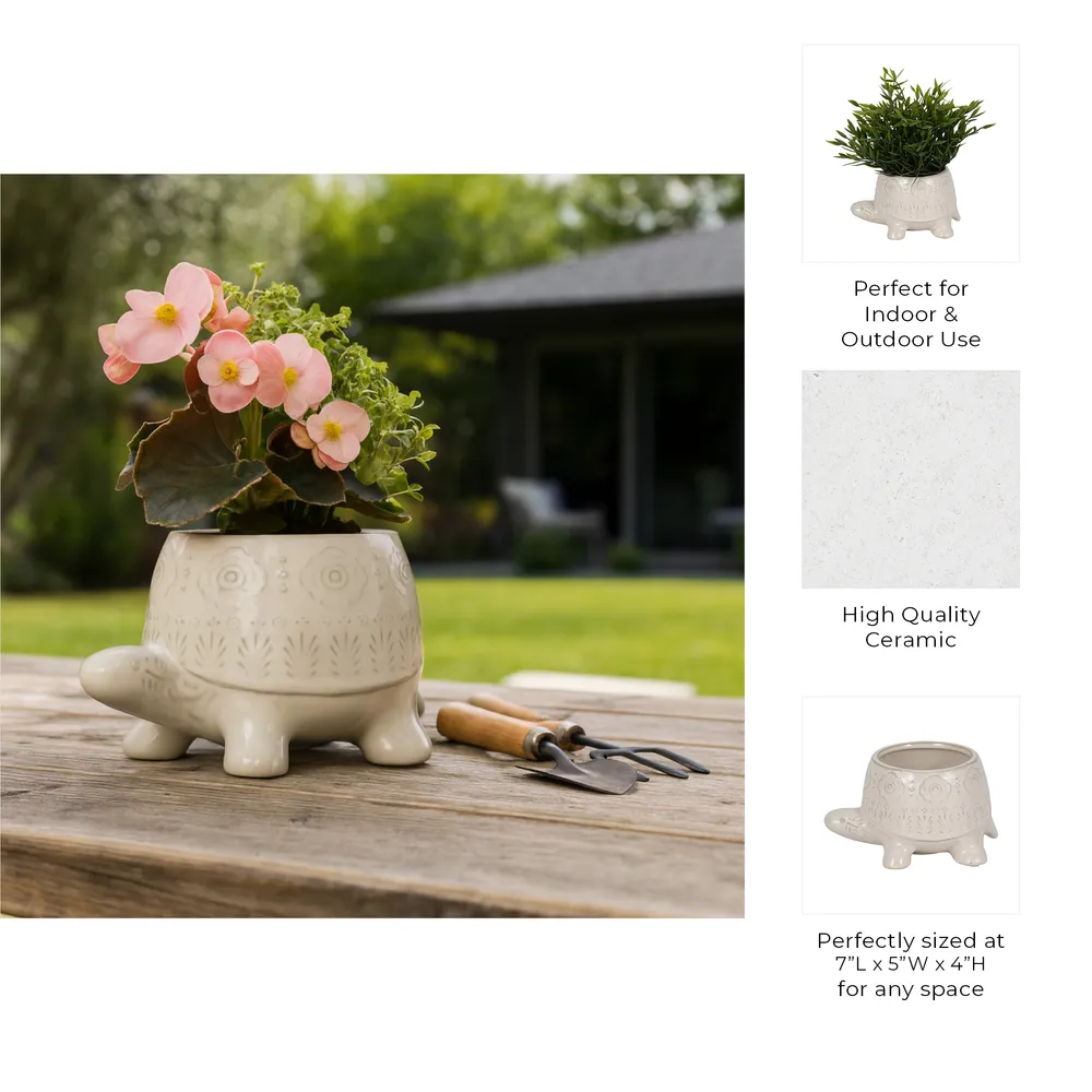 FARGOCROSS WHITE PLANTER 4 (IN)