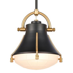Urbanite 9'' Wide 1-Light Mini Pendant - Matte Black 4