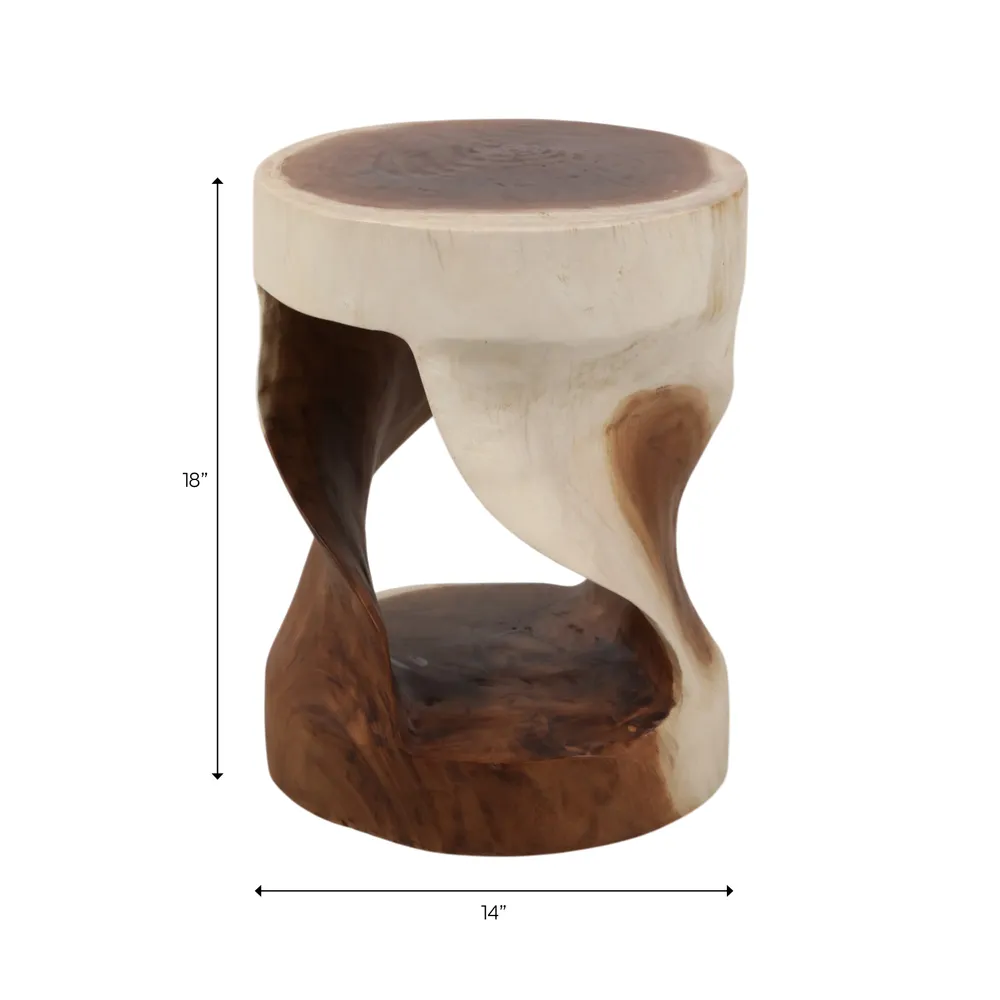ELWYNWAY BROWN STOOL 18 (IN)