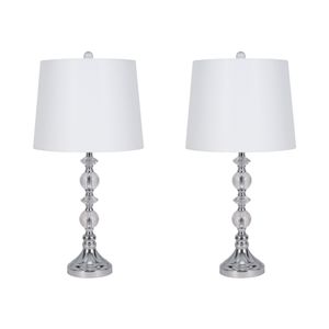 FARGOGATE SET OF 2 SILVER LAMPS 26 (IN) 1