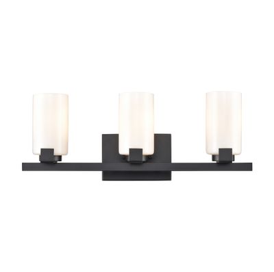 Dressler 22″ Wide 3-Light Vanity Light - Matte Black