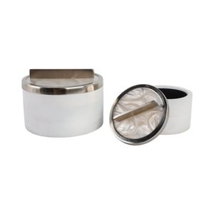 CHATHAMWORTH SET OF 2 WHITE BOXES 6 (IN) 6