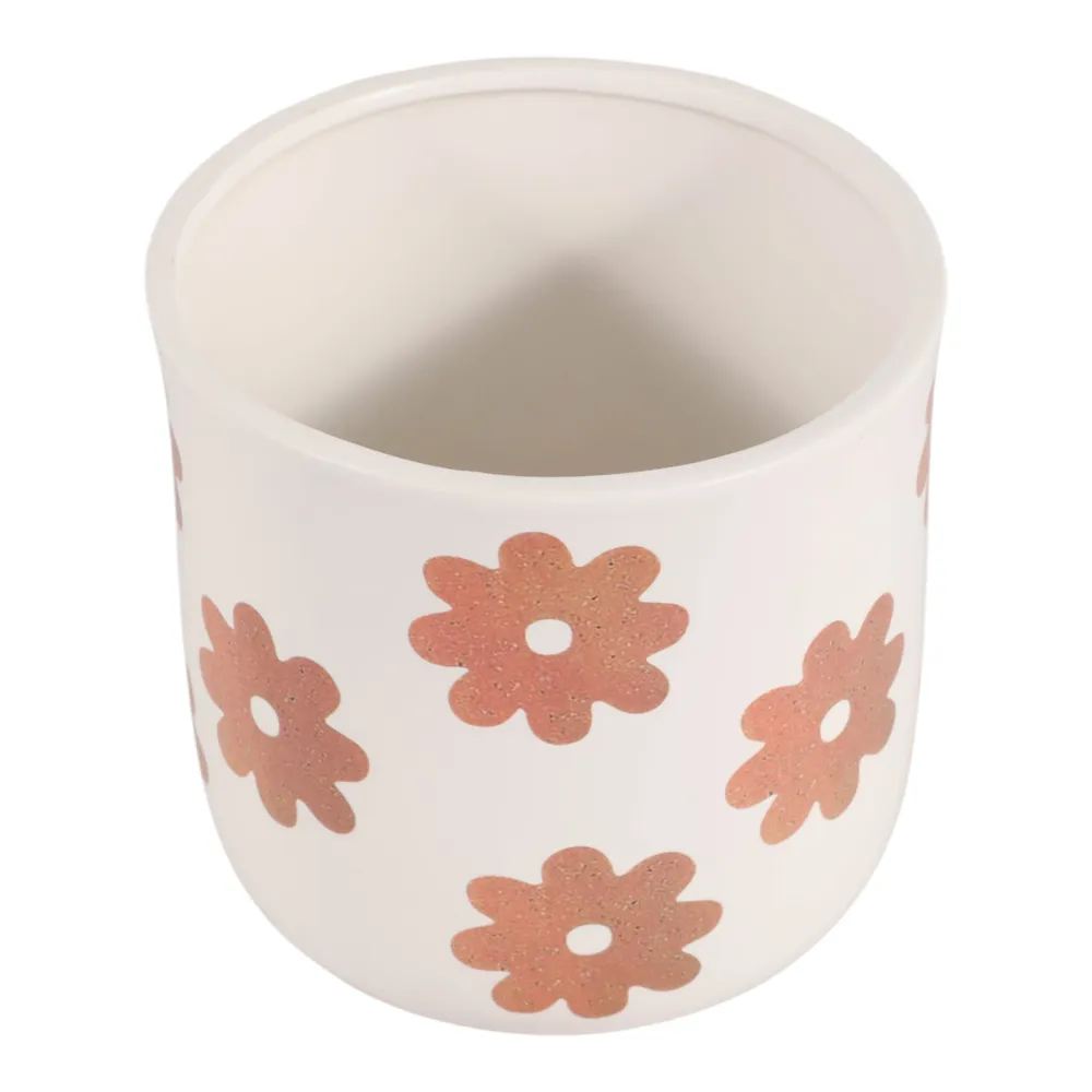 BELDENTON WHITE PLANTER 6 (IN)