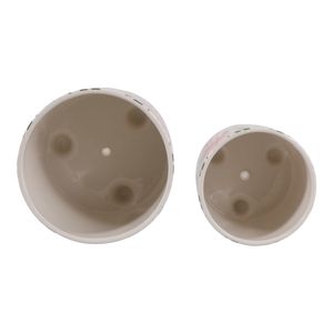 ALMAWAY SET OF 2 PINK PLANTER 8 (IN) 8
