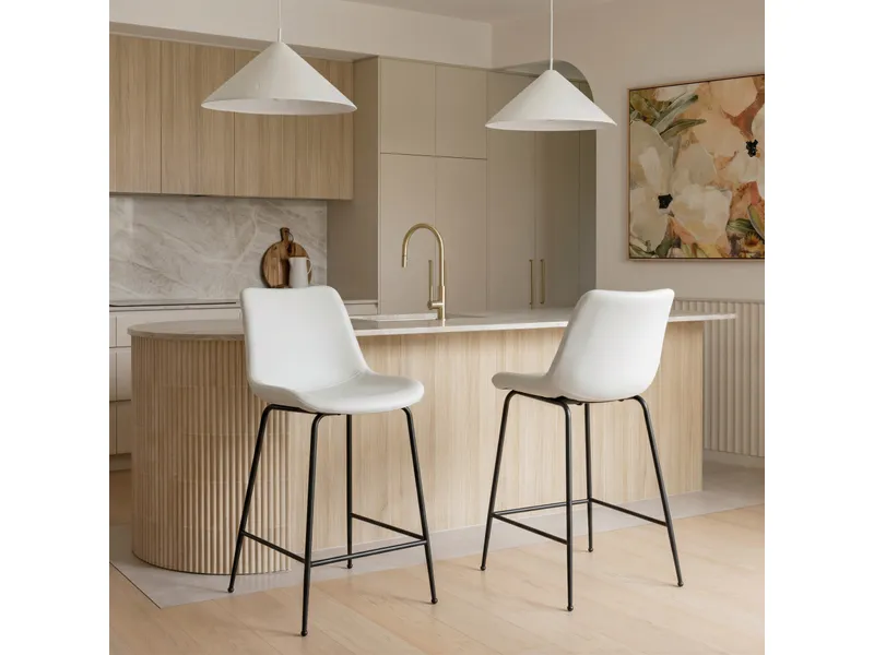 Byron Counter Stool White 9