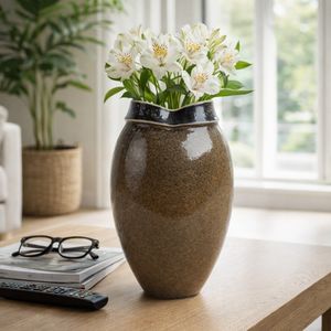 BROGANFORD BROWN VASE 12 (IN) 11