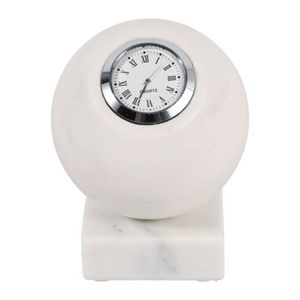 RUEWOOD WHITE CLOCK 6 (IN) 1