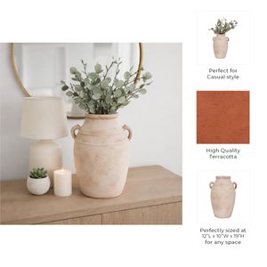 JASPERCREST RED VASE 19 (IN) 11