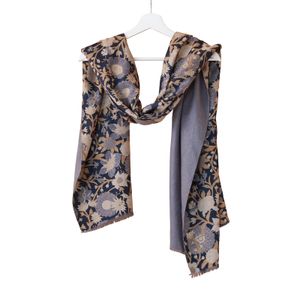 Capri Black Reversible Wrap Scarf 5