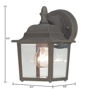 Hawthorne 8.5'' High 1-Light Outdoor Sconce - Painted Bronze 2