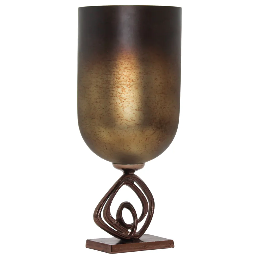 DORSEYVIEW BRONZE GLASS VASE 19 (IN)