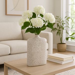 KEATONMILL WHITE VASE 17 (IN) 10