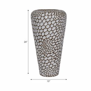 CORBINMORE WHITE VASE 24 (IN) 8
