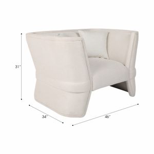 KIRALAKE IVORY CHAIR 31 (IN) 8