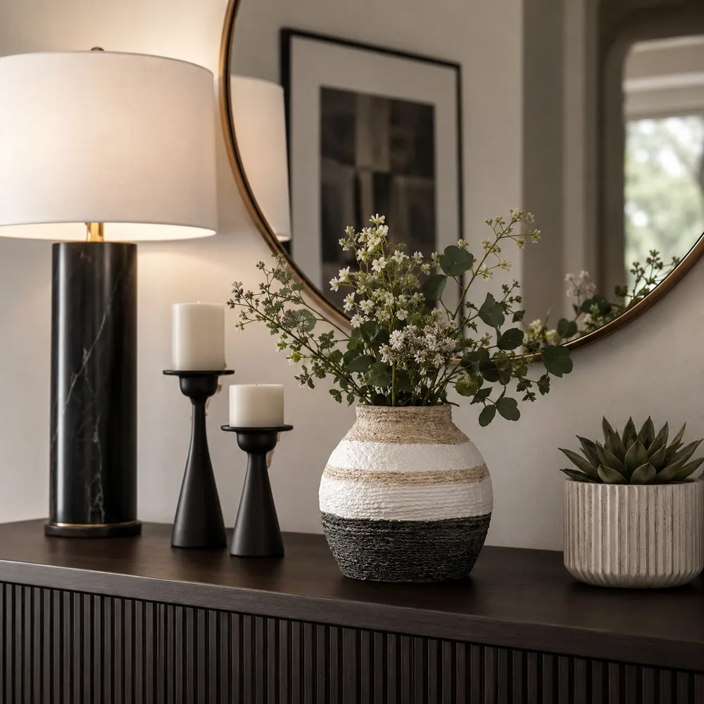 ALICEMILL TAN VASE 8 (IN)