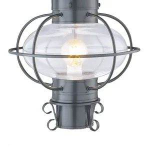 Classic 18.75'' High 1-Light Outdoor Post Light - Gun Metal 4