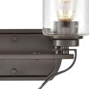 Market Square 12'' Wide 2-Light Vanity Light - Oil Rubbed Bronze 4