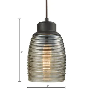 Muncie 5'' Wide 1-Light Mini Pendant - Oil Rubbed Bronze 2