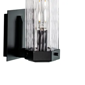 Polygon 10.5'' High 1-Light Outdoor Sconce - Matte Black 3
