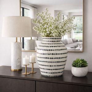 HACKETTBURN BLUE VASE 16 (IN) 13