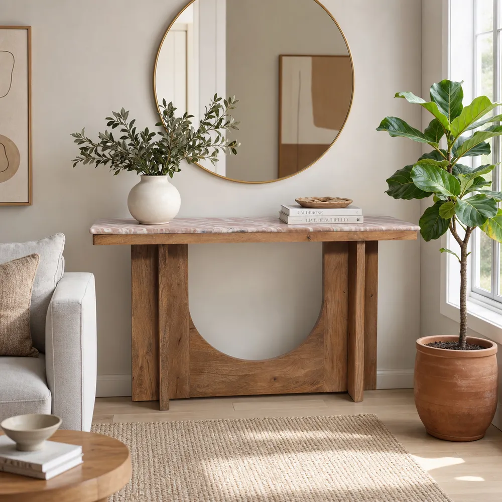 DEANHAM TAN CONSOLE 52 (IN)