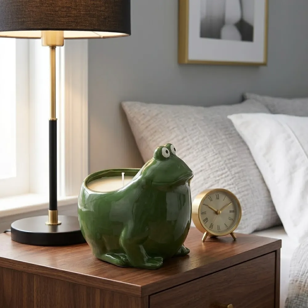 GLENNLAND DARK GREEN CANDLE 7 (IN)