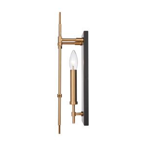 Mechanist 17'' High 1-Light Sconce - Matte Black 3