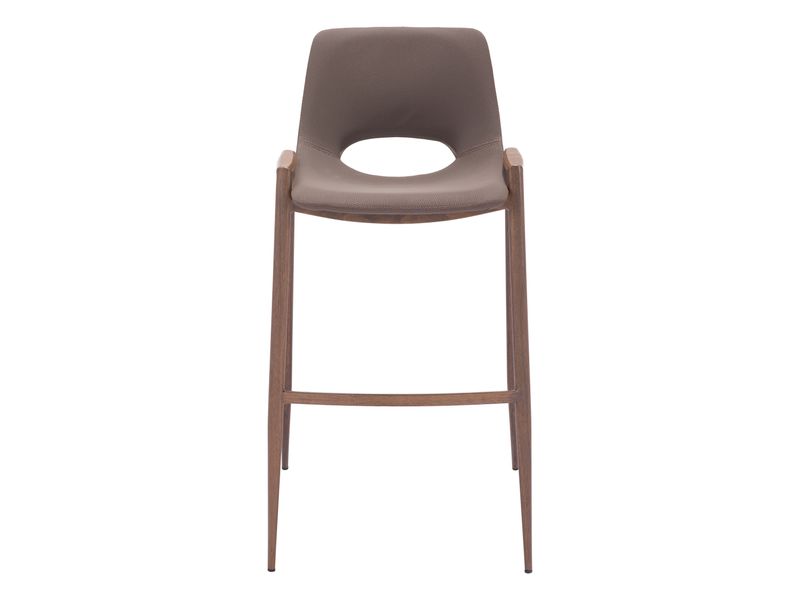 Desi Barstool Brown & Walnut 4