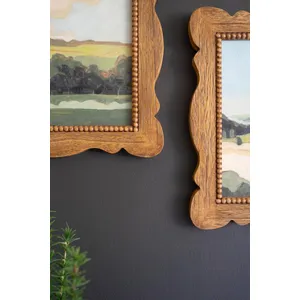 Set of 2 Natural Wood Framed Landscape Prints 2