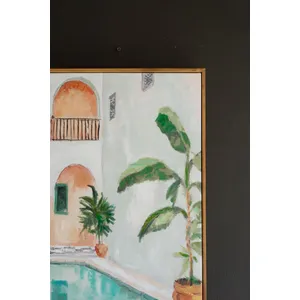 Framed Moroccan Hotel Painting 3