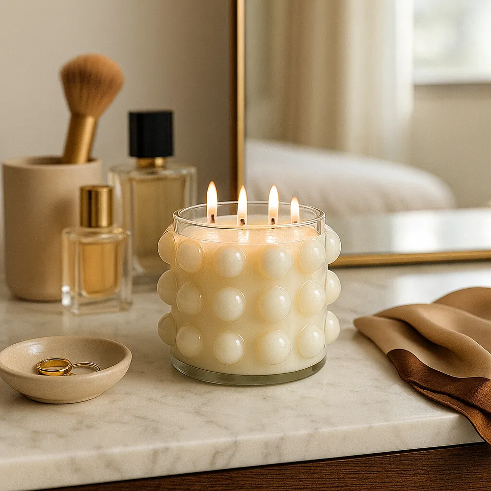 BUFORDHAM IVORY CANDLE 7 (IN)