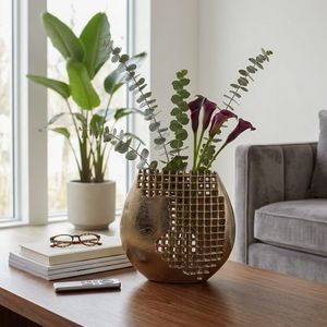 FIONALAKE GOLD VASE 11 (IN) 10