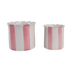 RAFESHAW SET OF 2 PINK PLANTER 7 (IN) 4