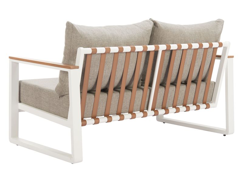 Welt Sofa Taupe & White 6