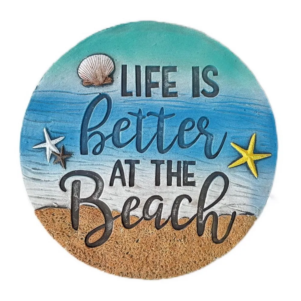 10" BETTER AT THE BEACH STEPPING STONE